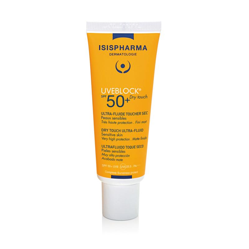 UVEBLOCK SPF 50+ Dry Touch - Dry Touch ultra-fluidní krém pro mastnou pleť s velmi vysokou ochranou SPF 50+