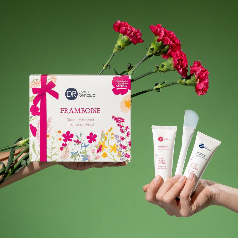 Coffret Rituel Hydratant Framboise / Box HYDRATAČNÍ RITUÁL S EXTRAKTY Z MALIN