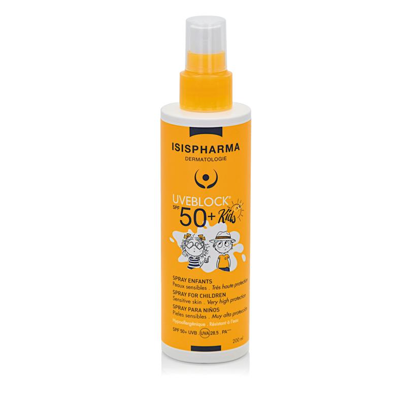 UVEBLOCK SPF 50+ Spray - Sprej pro děti s velmi vysokou ochranou SPF 50+